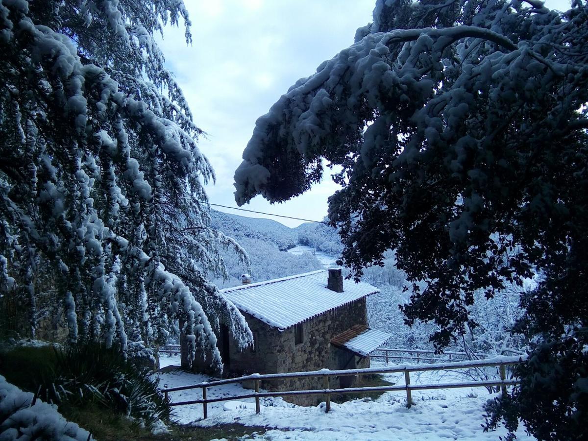 Mas Pardas Santa Pau Exteriör bild